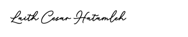 Signature of Laith Cesar Hatamleh
